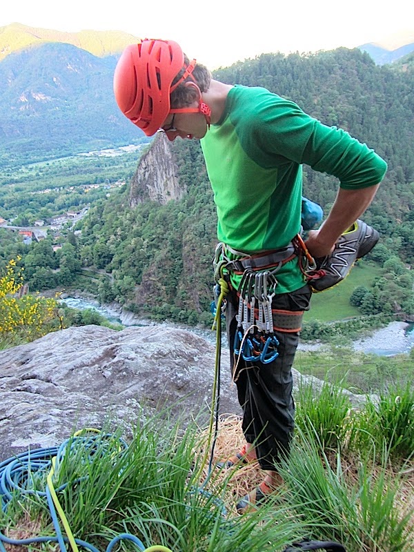 Martynas before starting