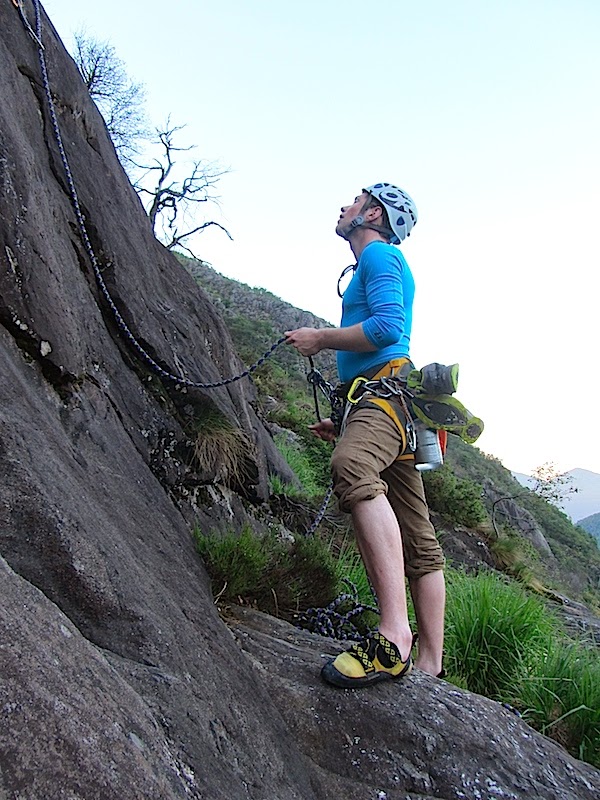 Fridolin belaying Gedas