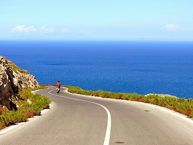 Vilija on the way to Palionisos bay