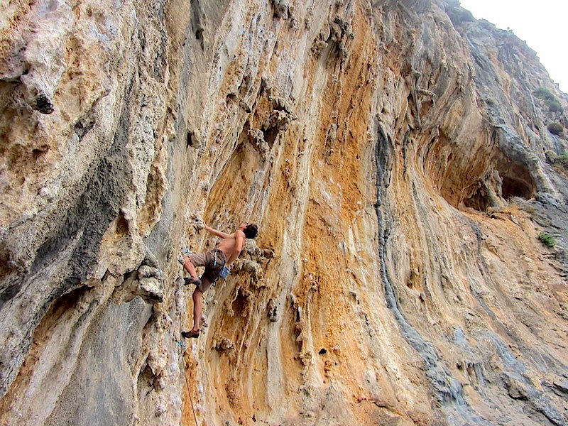 Martynas on Remember Wadi Rum (6c)