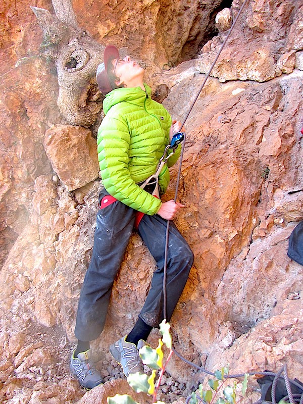 Martynas belaying Saulė