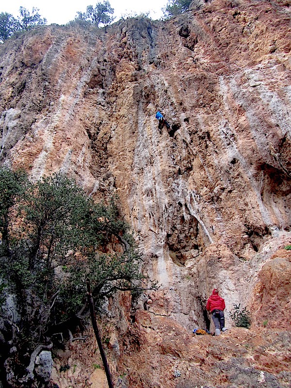 Martynas on Little Big Wall 7a+