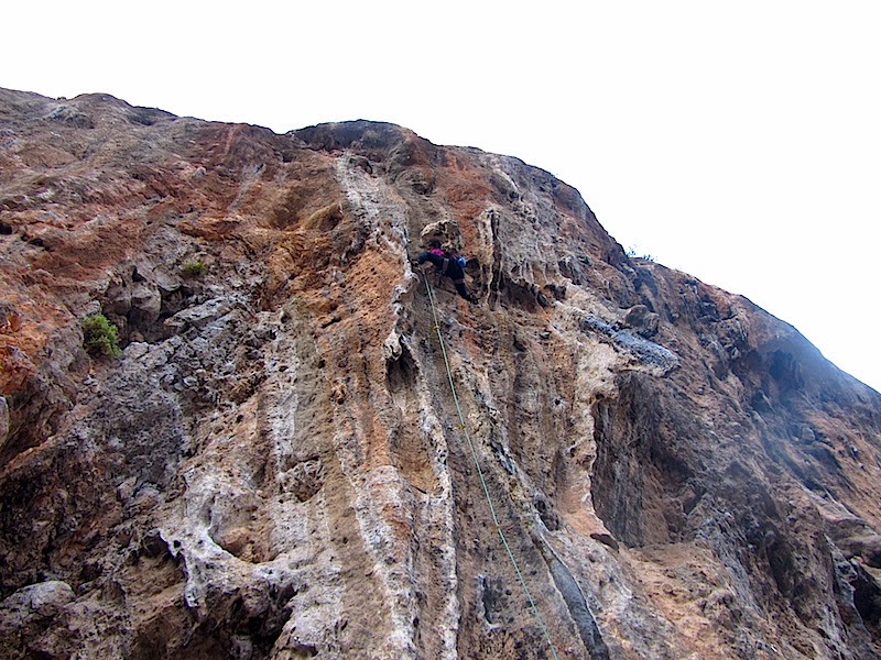 Laura on Müren 7a+ or b