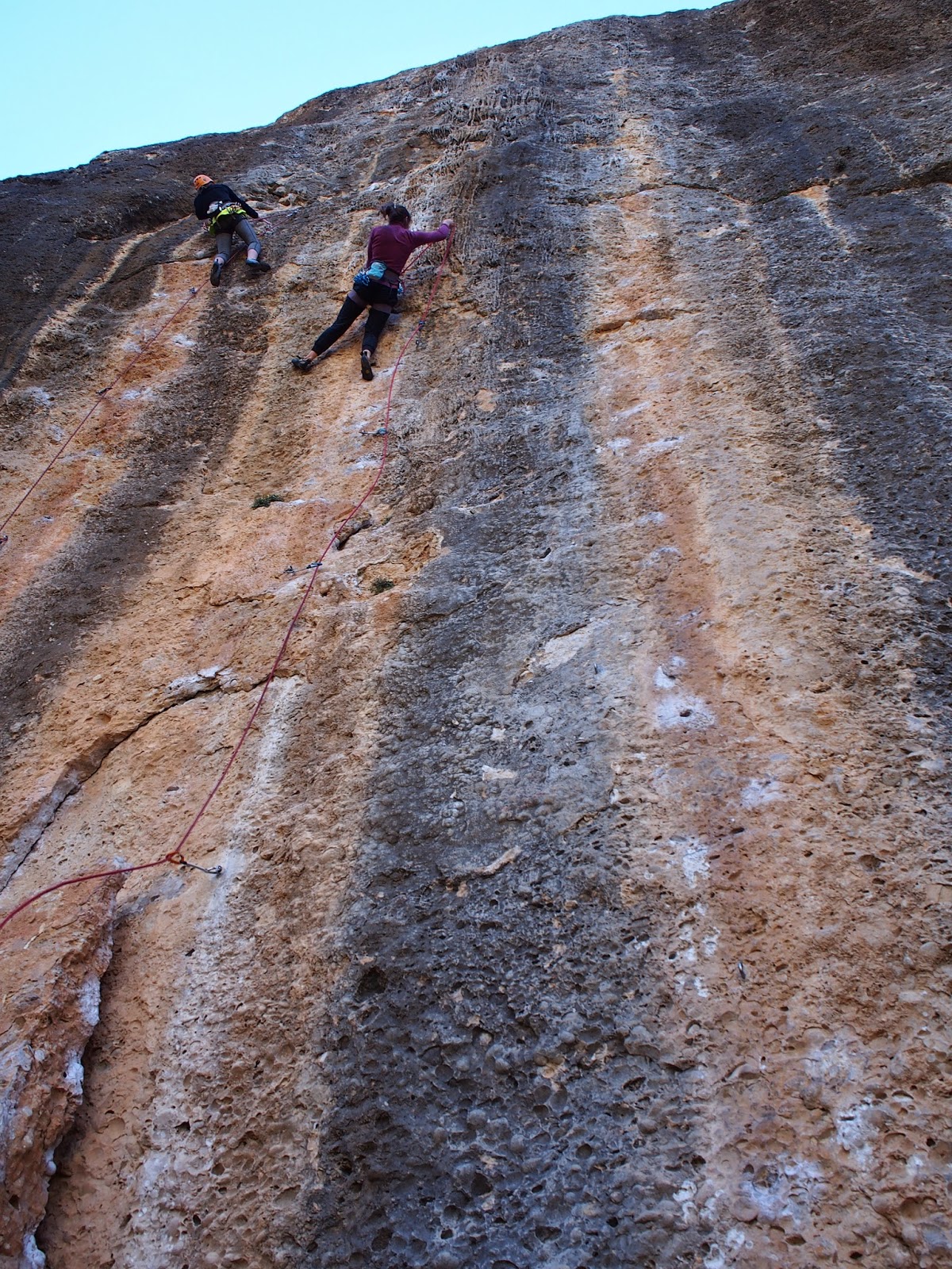 A very nice 7b+ in Margalef