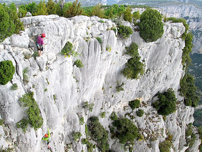 Me and Martynas finishing a long day of climbing