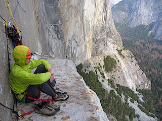 Enjoying view from El Cap Tower