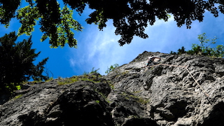 Martynas on some Frankenjura rock