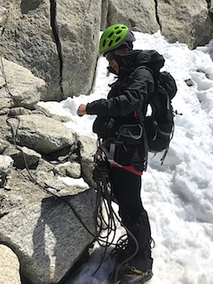 Rūta on Col Superior du Tour