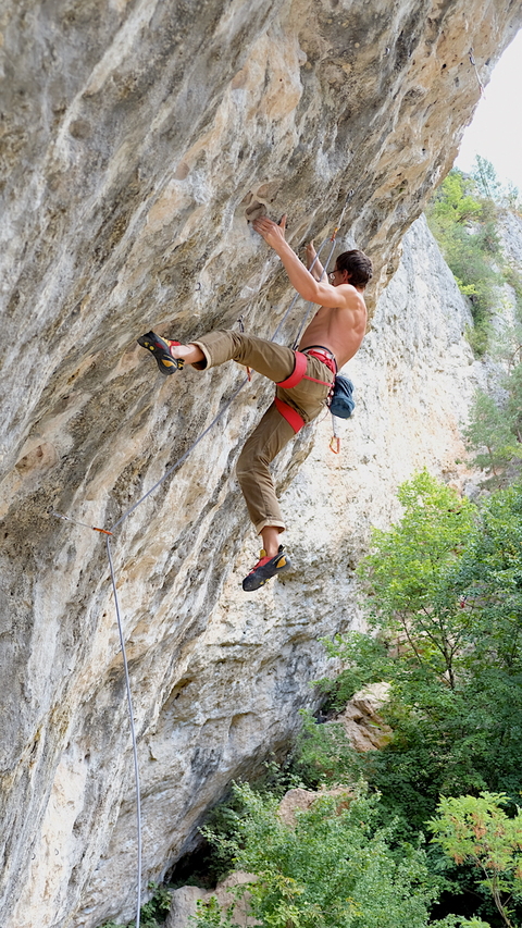 Martynas on "Ils ont marche sur la tune" (7b)