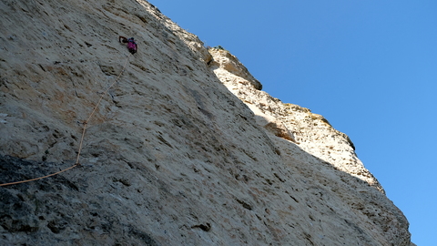 Laura on some 6c+