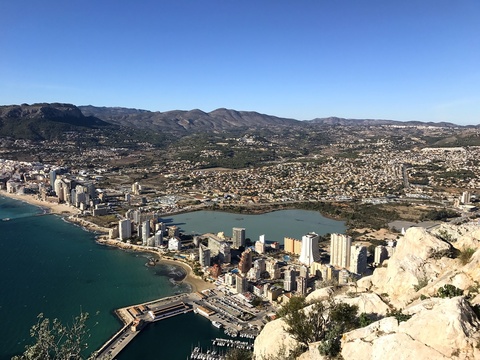 Touristic Calpe from the top