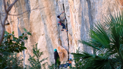 Me on "Serengueti" 7a+