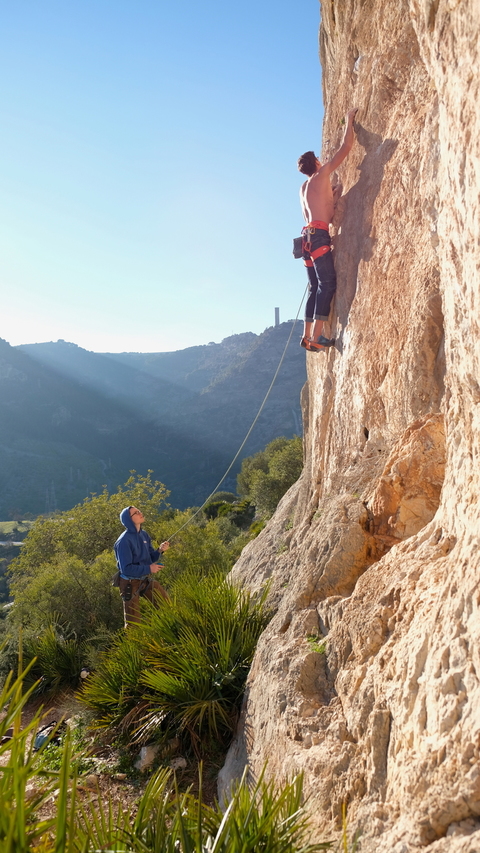 Martynas on "Bueno, bonito y barato", 6c+, Las Encantadas