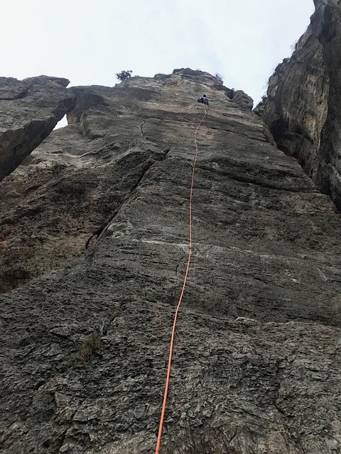 Myself on "Purgandus populus" (7a)