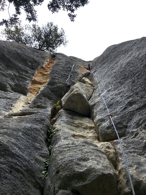 Martynas hiding on "Marabounta" (according to him THE best route)