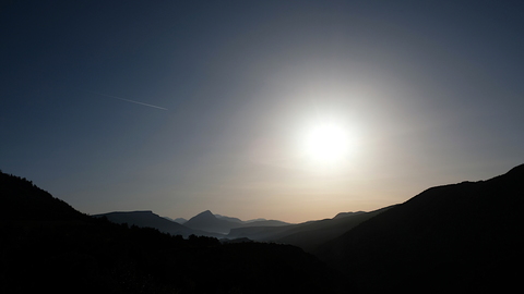 Evening. The view is never disappointing in Verdon