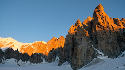 Grand Capucin and the surroundings