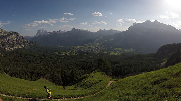 Amazing view during skyrace
