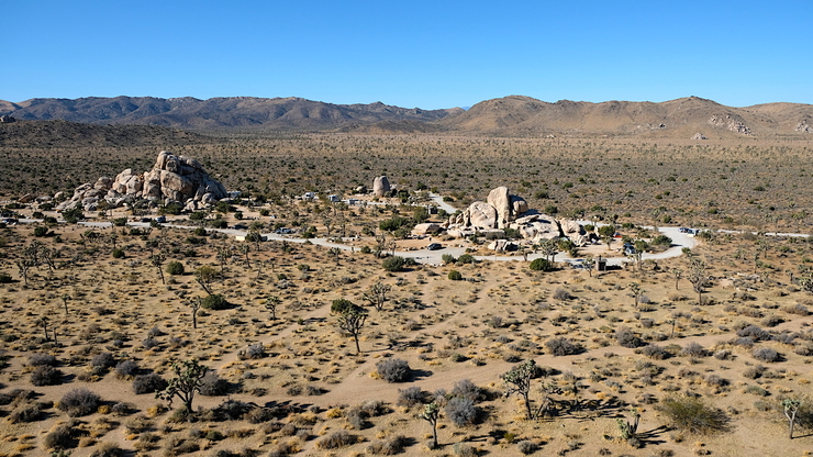 A campsite in JT