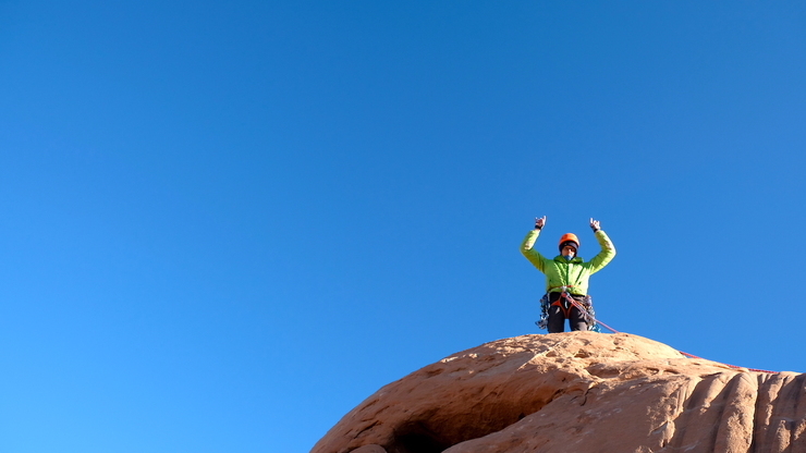 Martynas on Owl Rock